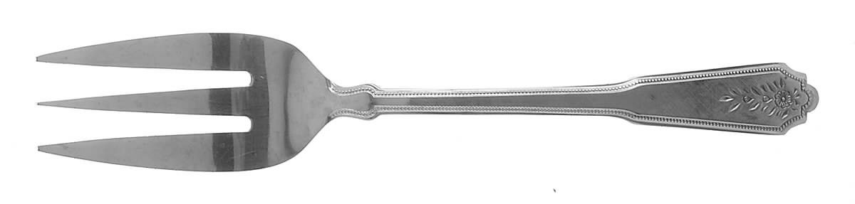 Norcrest-Brentwood (Stainless) Medium Solid Cold Meat Serving Fork by Stanley Roberts-1