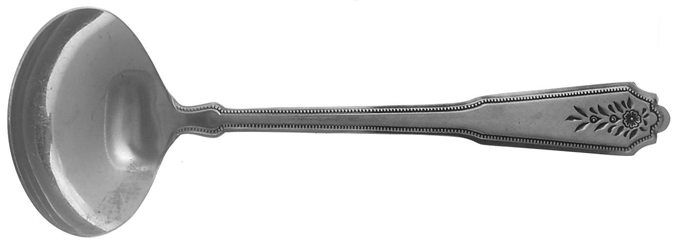 Norcrest-Brentwood (Stainless) Solid Gravy Ladle by Stanley Roberts-1