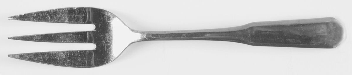 Oslo (Stainless) Medium Solid Cold Meat Serving Fork by Stanley Roberts-1