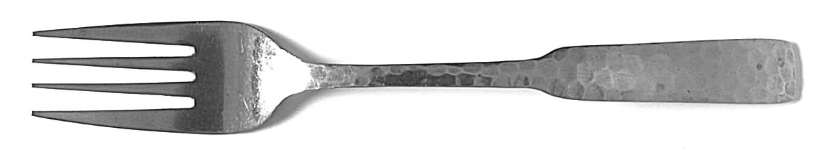 Plymouth Cove Hammered (Stainless) Fork by Stanley Roberts-1
