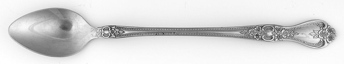 Precious Rose (Stainless) Iced Tea Spoon by Stanley Roberts-1