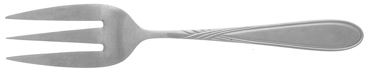 Renee (Stainless) Medium Solid Cold Meat Serving Fork by Stanley Roberts-1
