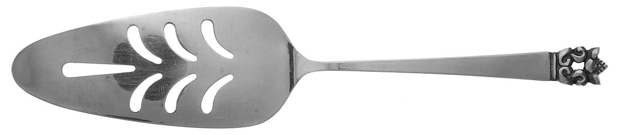 Roget (Stainless) Solid Pierced Pie Server by Stanley Roberts-1