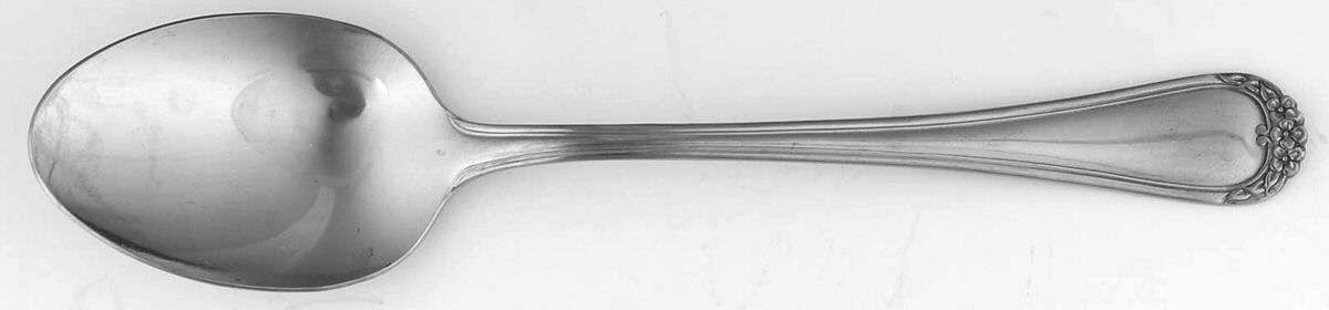 Rose Trio-Rose Petal (Stainless) Place/Oval Soup Spoon by Stanley Roberts-1