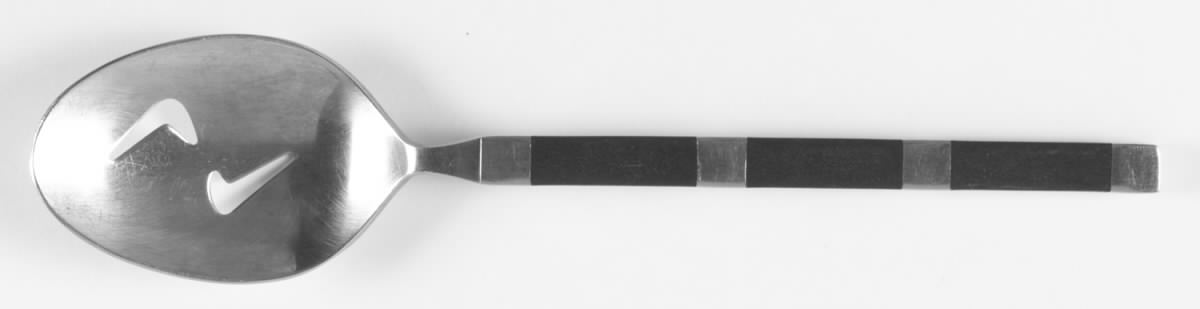 Safari (Stainless) Pierced Tablespoon (Serving Spoon) by Stanley Roberts-1