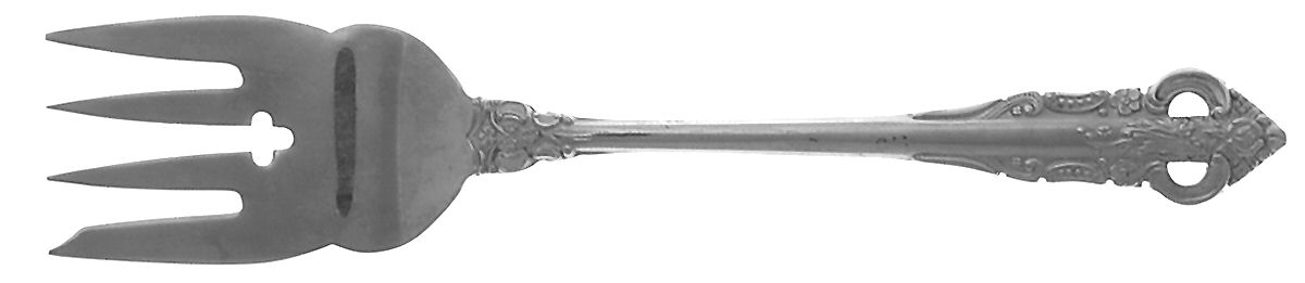 Sir Mark (Stainless) Medium Solid Cold Meat Serving Fork by Stanley Roberts-1