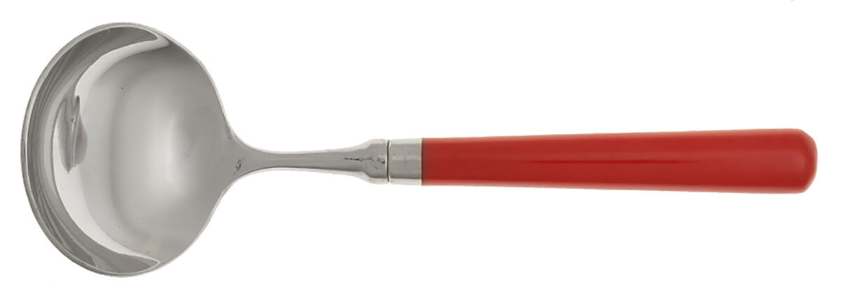Spectrum-Red (Stainless) Solid Gravy Ladle by Stanley Roberts-1