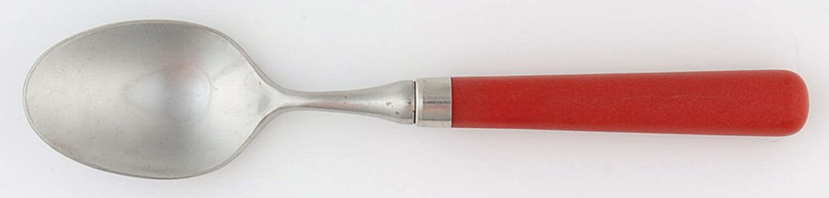 Spectrum-Red (Stainless) Teaspoon by Stanley Roberts-1