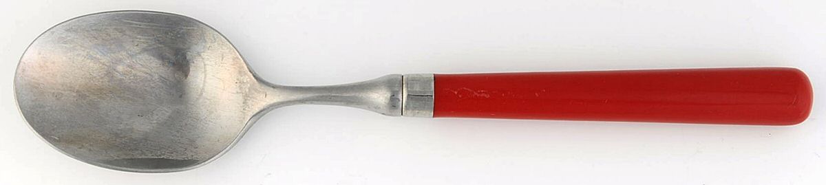Spectrum-Red (Stainless) Place/Oval Soup Spoon by Stanley Roberts-1