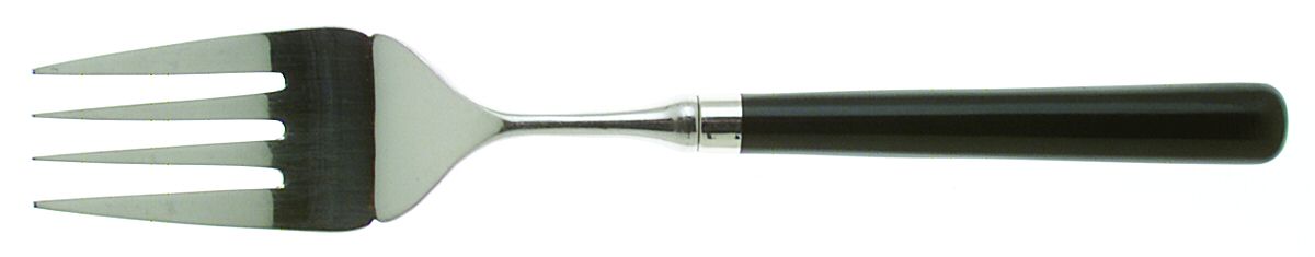 Spectrum-Black (Stainless) Medium Solid Cold Meat Serving Fork by Stanley Roberts-1