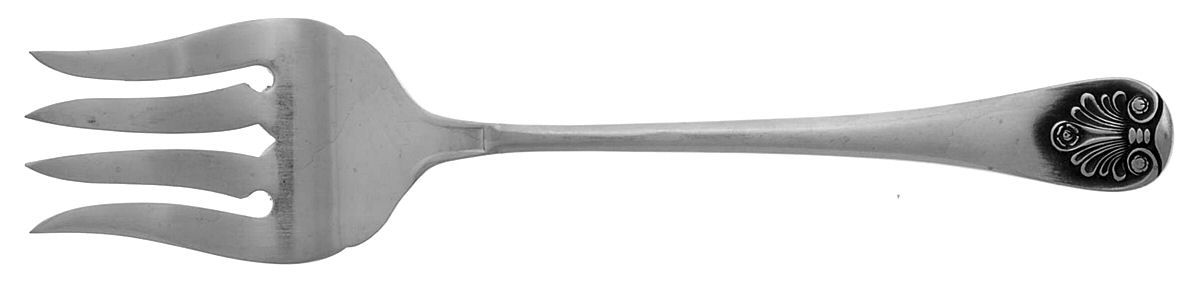SRB109 Medium Solid Cold Meat Serving Fork by Stanley Roberts-1