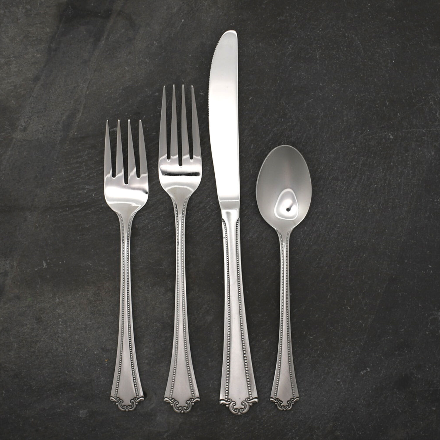 Lavalier (Stainless) 4 Piece Place Setting by Stanley Roberts-1