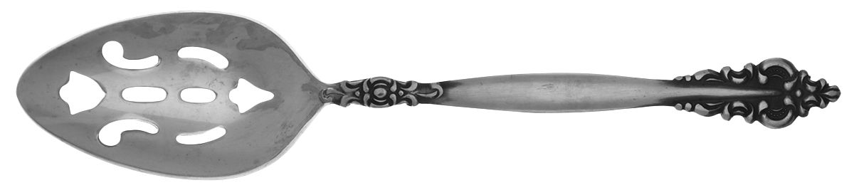 SRB139 (STAINLESS) Pierced Tablespoon (Serving Spoon) by Stanley Roberts-1