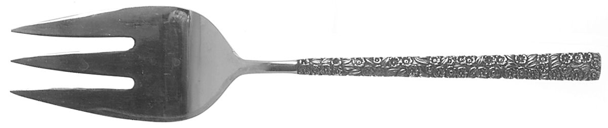SRB147 (STAINLESS) Medium Solid Cold Meat Serving Fork by Stanley Roberts-1