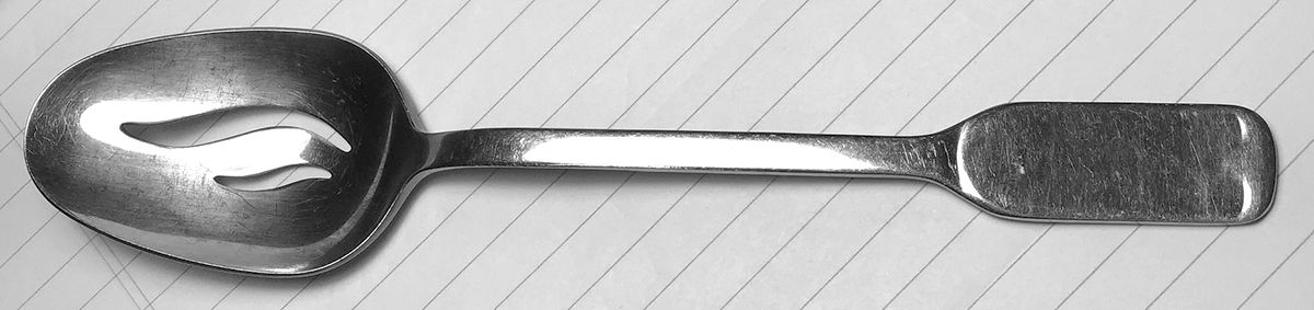 SRB150 (STAINLESS) Pierced Tablespoon (Serving Spoon) by Stanley Roberts-1
