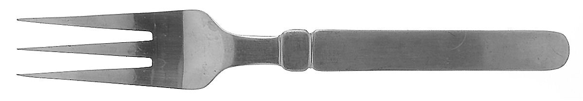 Cottage (Stainless) Medium Solid Cold Meat Serving Fork by Stanley Roberts-1