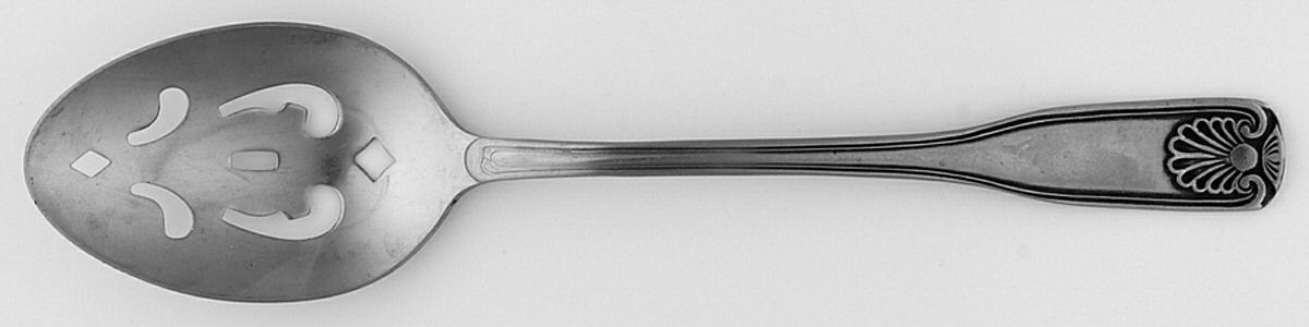 SRB3 (STAINLESS) Pierced Tablespoon (Serving Spoon) by Stanley Roberts-1