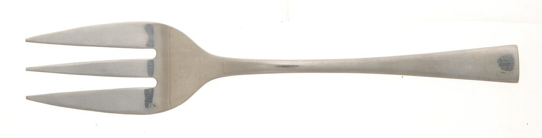 SRB33 (Stainless) Medium Solid Cold Meat Serving Fork by Stanley Roberts-1