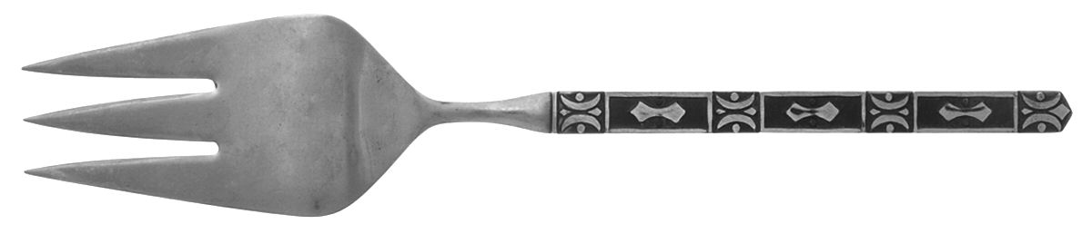 SRB37 (Stainless) Medium Solid Cold Meat Serving Fork by Stanley Roberts-1