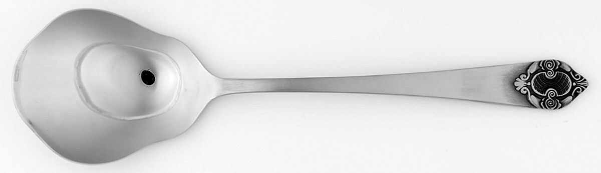 SRB84 (STAINLESS) Solid Smooth Casserole Spoon by Stanley Roberts-1