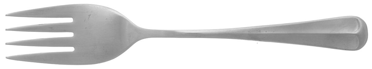 SRB86 (Stainless) Medium Solid Cold Meat Serving Fork by Stanley Roberts-1