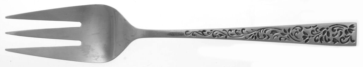 Madrilla (Stainless) Large Solid Cold Meat Serving Fork by Stanley Roberts-1