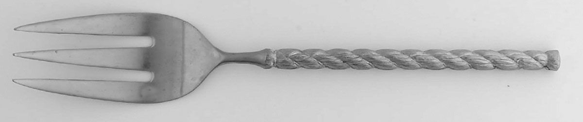 Straita (Stainless) Large Solid Cold Meat Serving Fork by Stanley Roberts-1