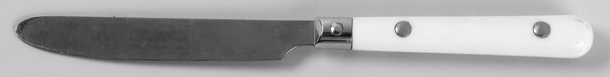 Tango 1-White (Stainless, Plastic) New French Hollow Knife by Stanley Roberts-1