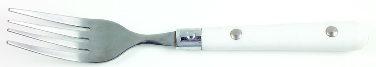 Tango 1-White (Stainless, Plastic) Fork by Stanley Roberts-1