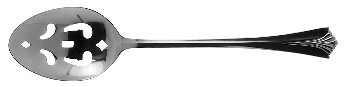 Triumph (Stainless) Pierced Tablespoon (Serving Spoon) by Stanley Roberts-1