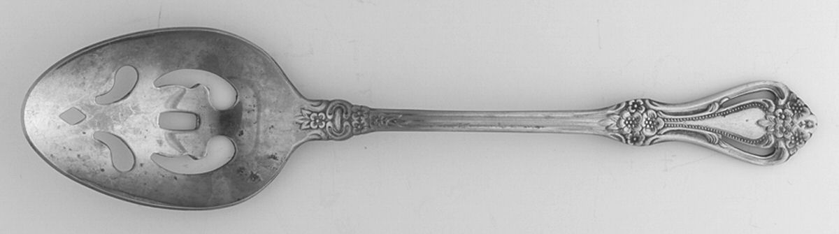 Valentine Pierced Solid Serving Spoon by Stanley Roberts-1