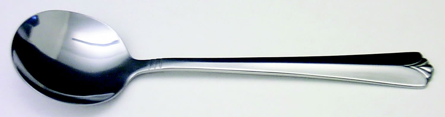 Victory (Stainless) Round Bowl Soup Spoon (Cream Soup) by Stanley Roberts-1