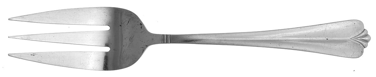 Victory (Stainless) Medium Solid Cold Meat Serving Fork by Stanley Roberts-1