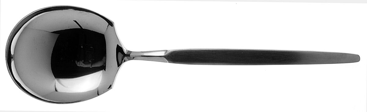 Windrim (Stainless) Solid Smooth Casserole Spoon by Stanley Roberts-1