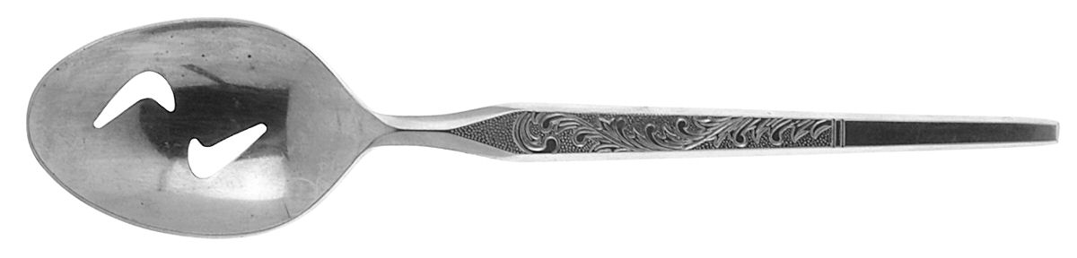 Winthrop (Stainless) Pierced Tablespoon (Serving Spoon) by Stanley Roberts-1