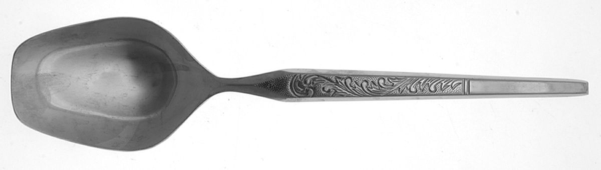 Winthrop (Stainless) Solid Smooth Casserole Spoon by Stanley Roberts-1