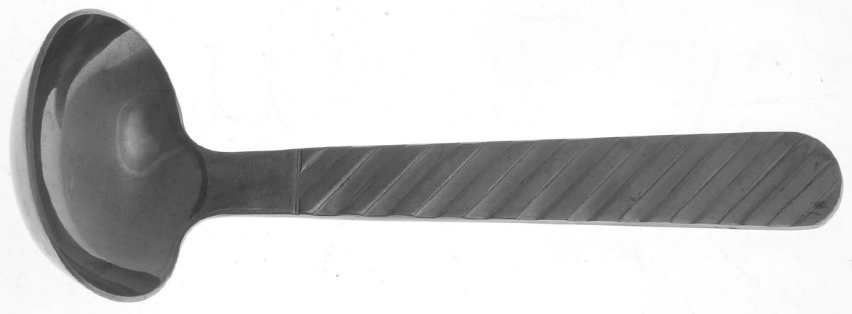 Zebra (Stainless) Solid Gravy Ladle by Stanley Roberts-1