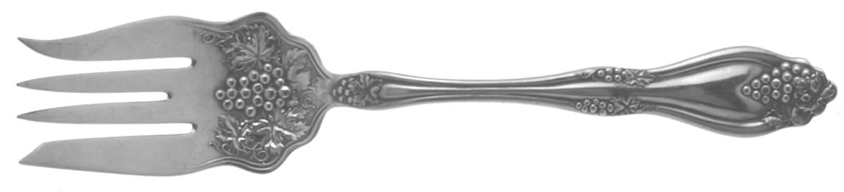 Angelica (Silverplate, 1912) Medium Solid Cold Meat Serving Fork by Sears Roebuck-1