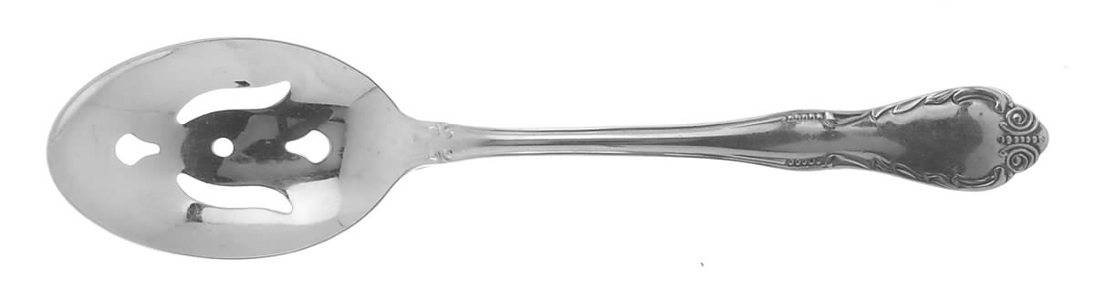 Banquet (Stainless) Pierced Tablespoon (Serving Spoon) by Sears Roebuck-1