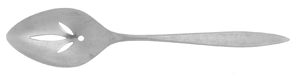 Capri (Stainless) Pierced Tablespoon (Serving Spoon) by Sears Roebuck-1