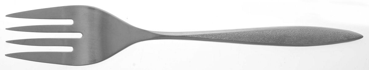 Capri (Stainless) Medium Solid Cold Meat Serving Fork by Sears Roebuck-1