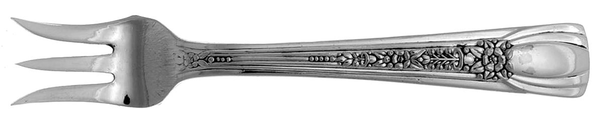 Diplomat (Silverplate) Short Handle Pickle/Olive Fork by Sears Roebuck-1