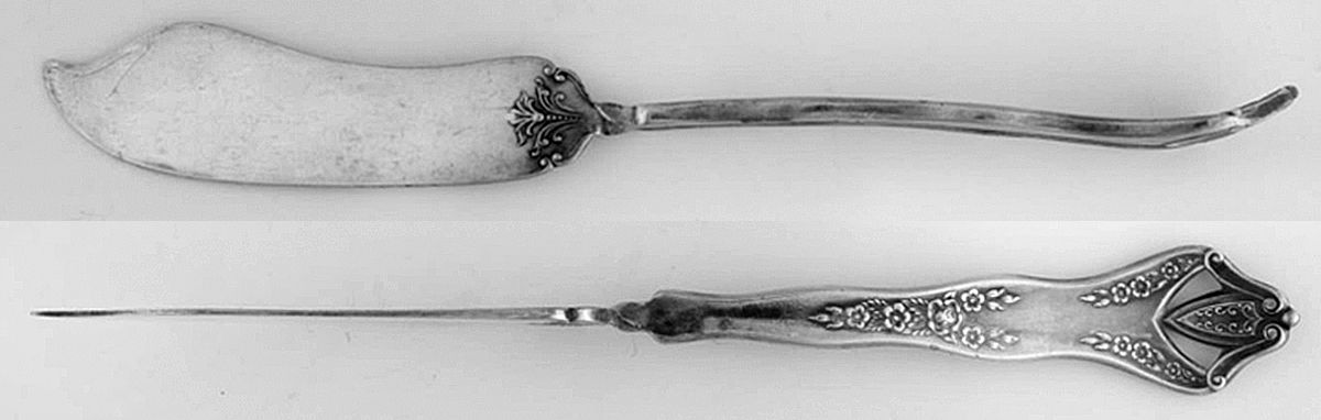 Endicott (Silverplate) Flat Handle Master Butter Knife by Sears Roebuck-1