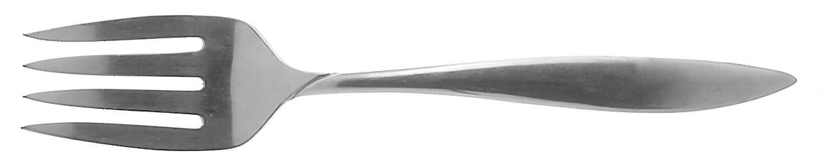 Fiamma (Stainless) Medium Solid Cold Meat Serving Fork by Sears Roebuck-1