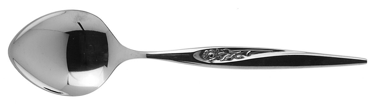 Gentle Rose (Stainless) Sugar Spoon by Sears Roebuck-1