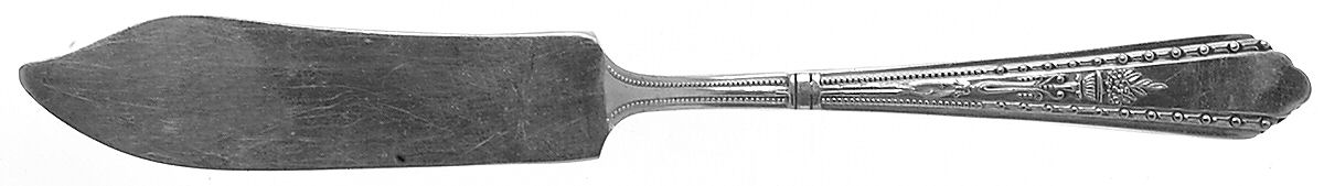 Juliet (Silverplate) Flat Handle Master Butter Knife by Sears Roebuck-1