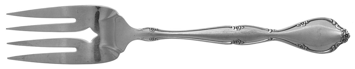 Lakewood (Stainless) Medium Solid Cold Meat Serving Fork by Sears Roebuck-1