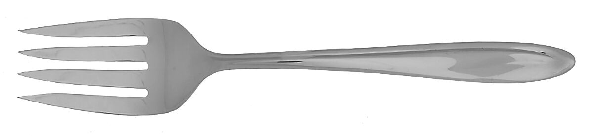 Montego (Stainless) Medium Solid Cold Meat Serving Fork by Sears Roebuck-1