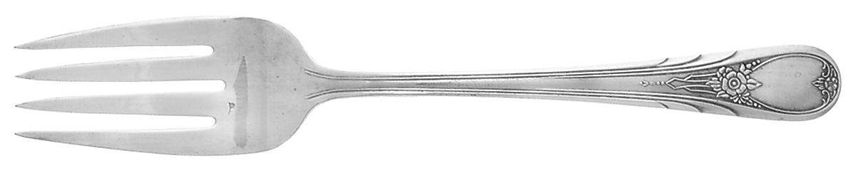 Newport (Silverplate, 1946) Medium Solid Cold Meat Serving Fork by Sears Roebuck-1