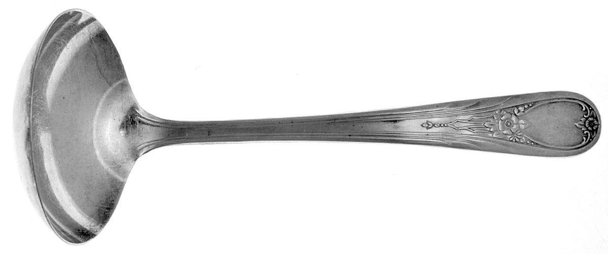 Newport (Silverplate, 1946) Solid Gravy Ladle by Sears Roebuck-1